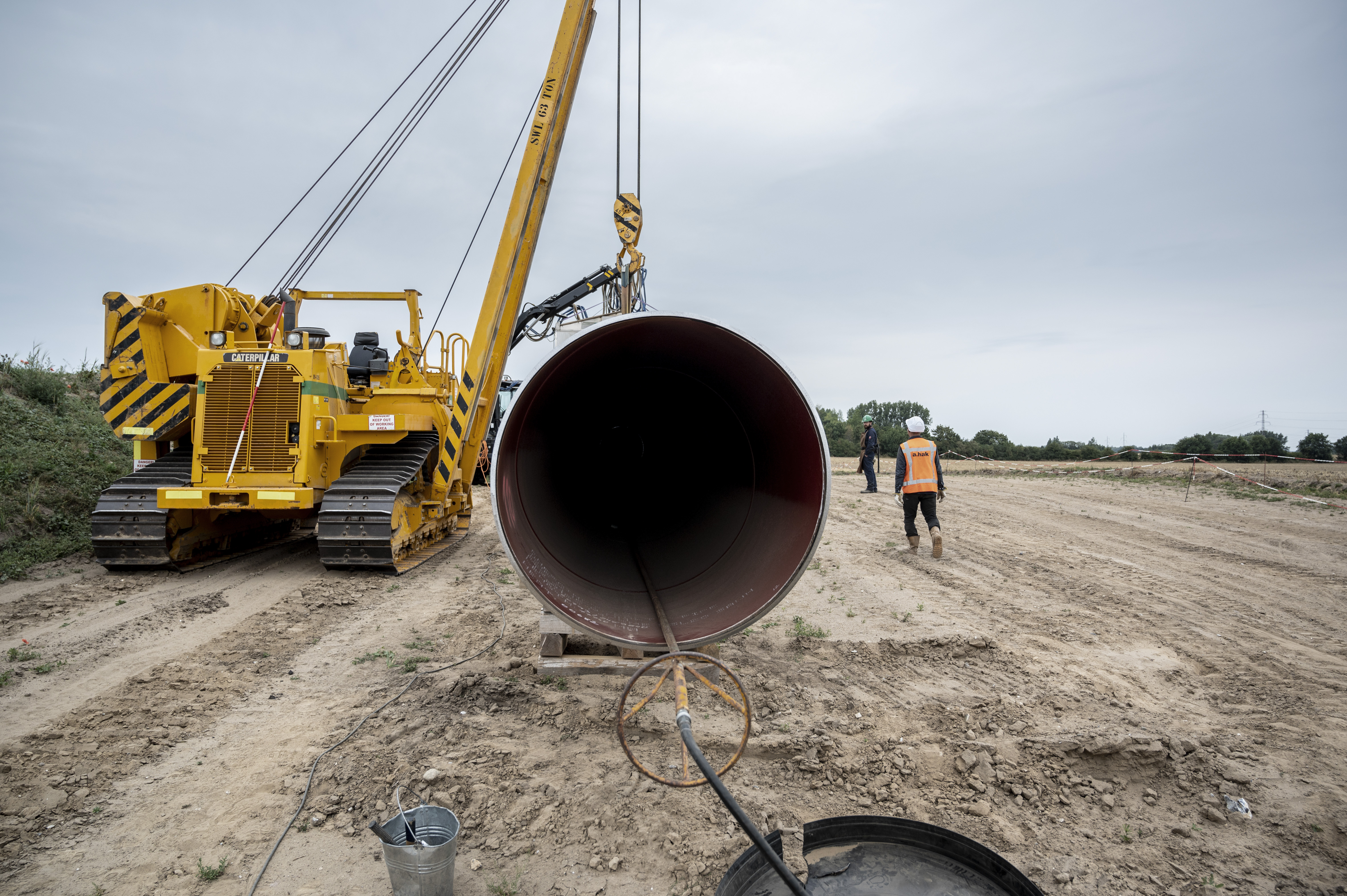 Anlægsarbejde på Baltic Pipe